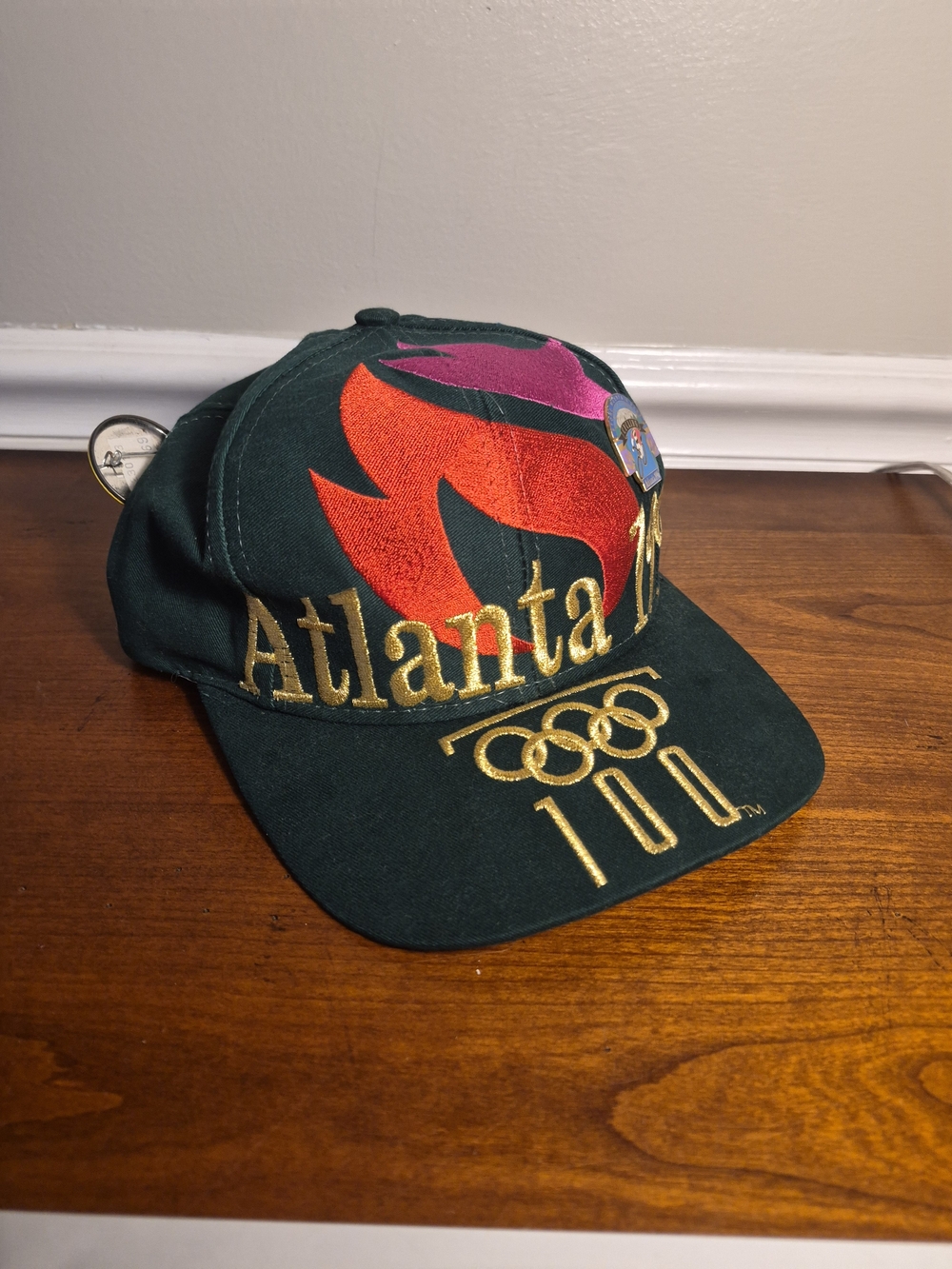 Vintage 1996 Olympic Games Hat ,with Two Collectable Pins